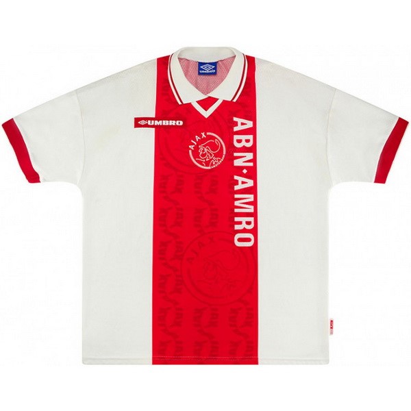 Tailandia Camiseta Ajax 1ª Kit Retro 1998 1999 Rojo Blanco